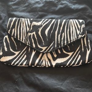 Zebra Print Clutch